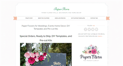Desktop Screenshot of paperflora.com